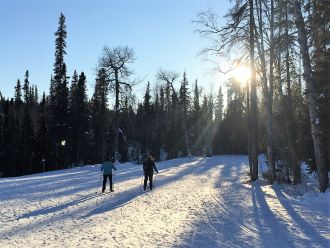 cross country skiing in alaska